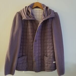 Blue Willi's Denmark Life Purple Quilted Cotton Jacket Large